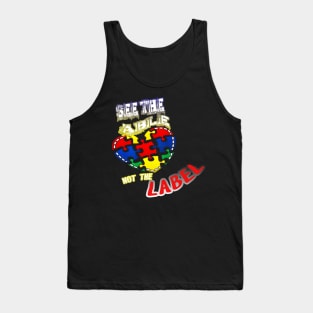 Autism Awareness T-ShirtAutism Awareness See The Able Not The Labe Tank Top
